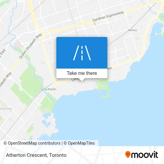 Atherton Crescent map