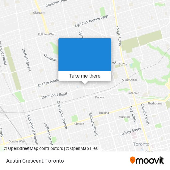 Austin Crescent map