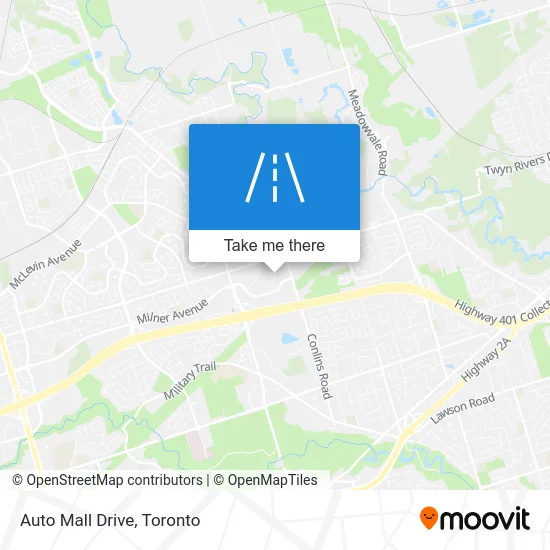 Auto Mall Drive map