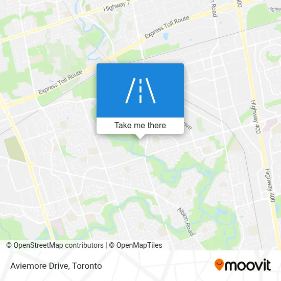 Aviemore Drive map
