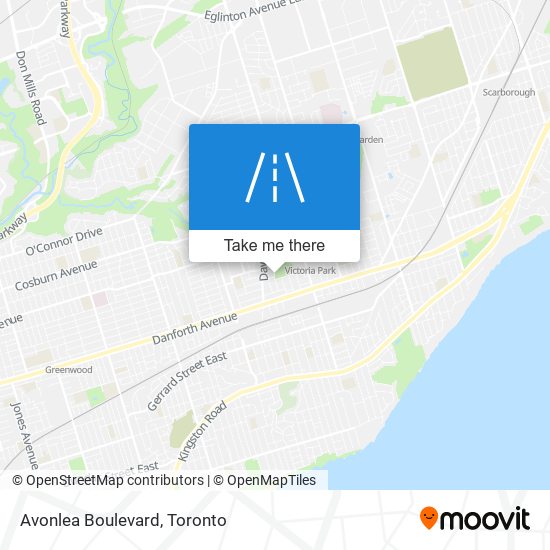 Avonlea Boulevard map