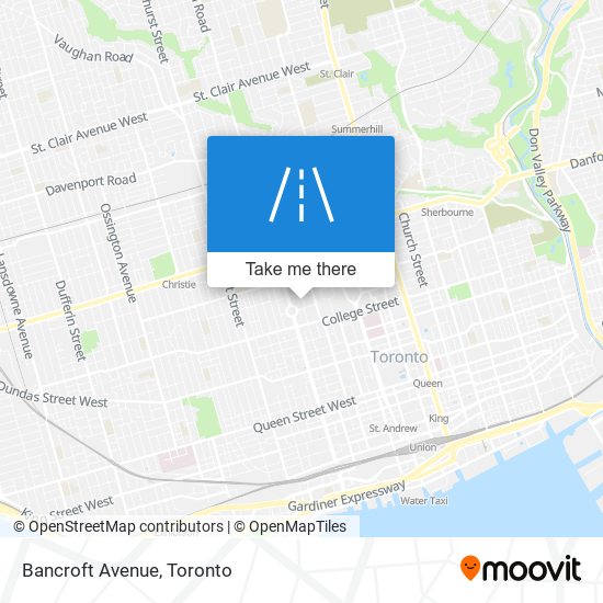 Bancroft Avenue map