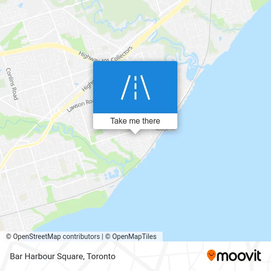 Bar Harbour Square map