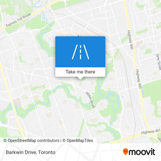 Barkwin Drive map