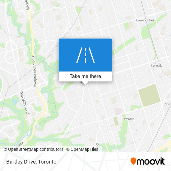 Bartley Drive map