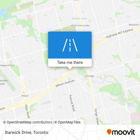 Barwick Drive map