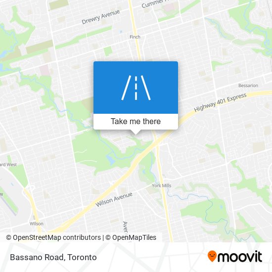 Bassano Road map