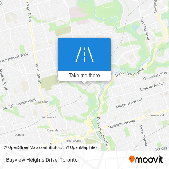 Bayview Heights Drive map