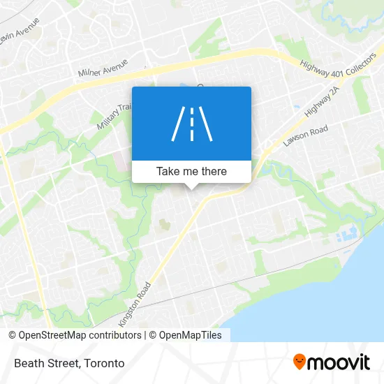 Beath Street map