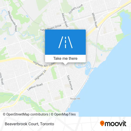Beaverbrook Court map