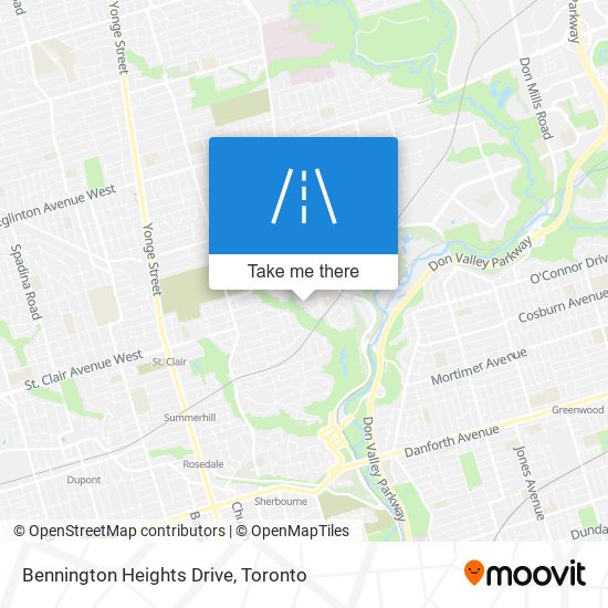 Bennington Heights Drive map