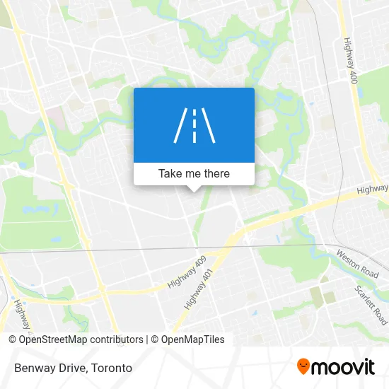 Benway Drive map