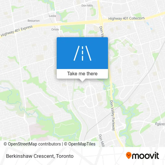 Berkinshaw Crescent map