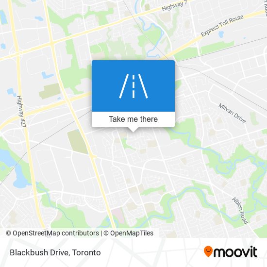 Blackbush Drive map