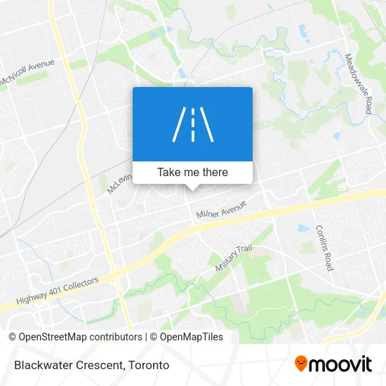 Blackwater Crescent map