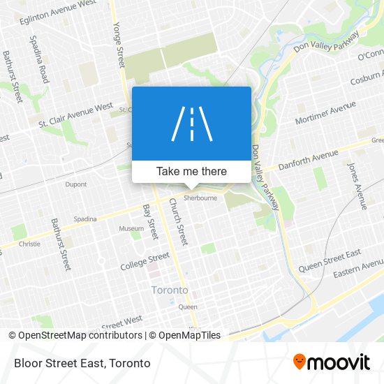 Bloor Street East plan