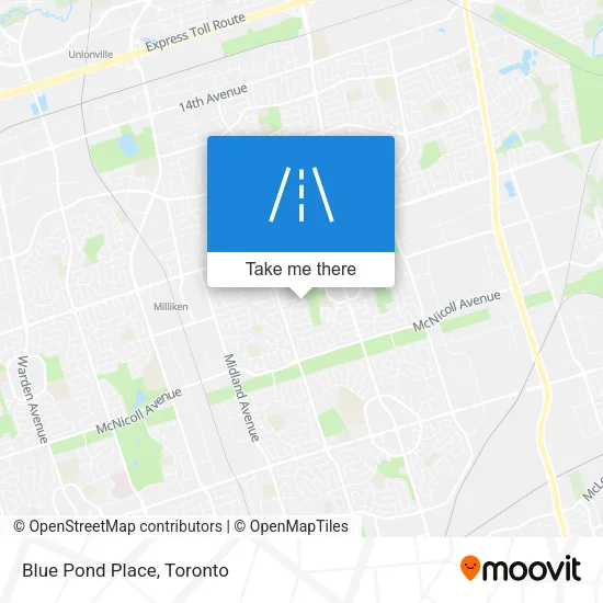 Blue Pond Place map