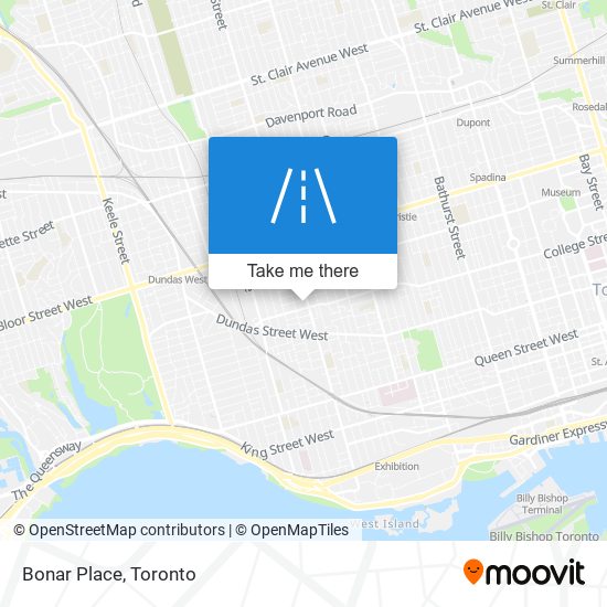 Bonar Place map