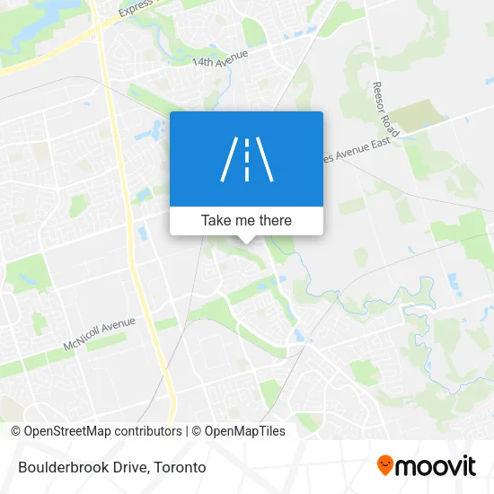 Boulderbrook Drive map