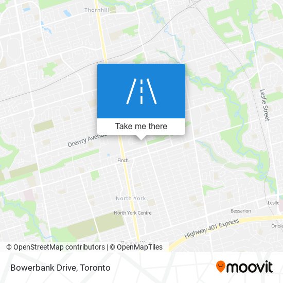 Bowerbank Drive map