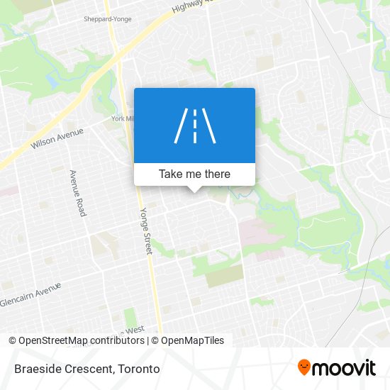 Braeside Crescent map