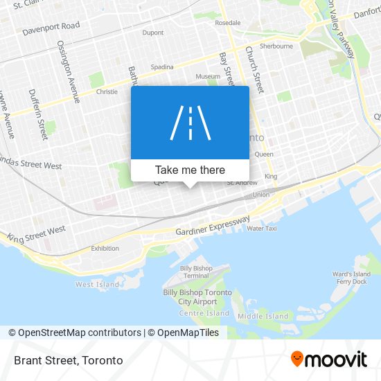 Brant Street map