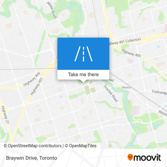 Braywin Drive map
