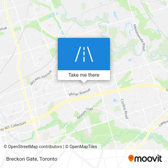 Breckon Gate map