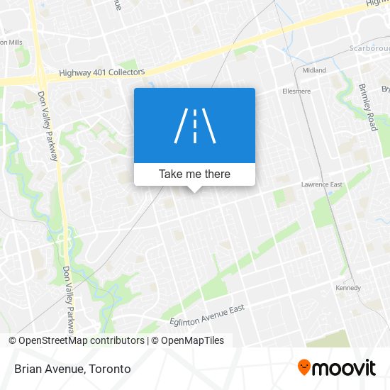 Brian Avenue map