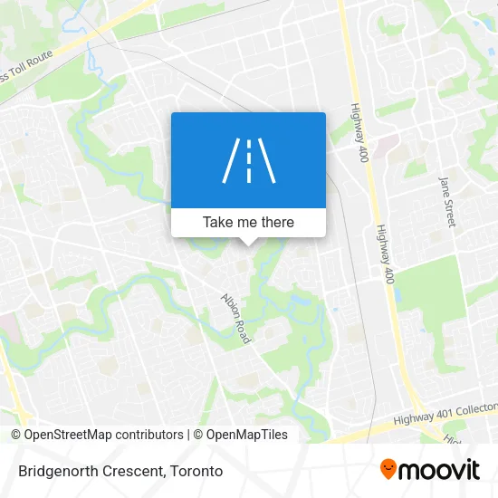 Bridgenorth Crescent map