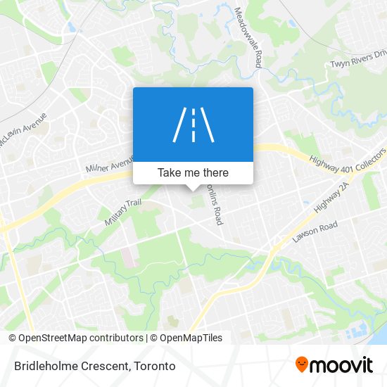 Bridleholme Crescent map