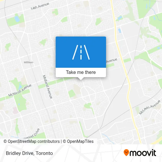 Bridley Drive map