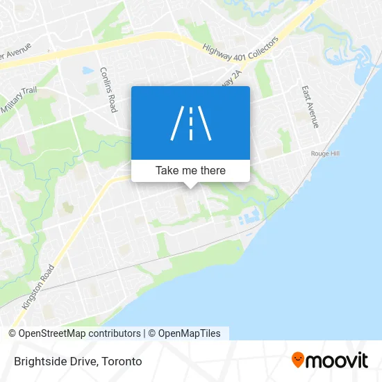 Brightside Drive map