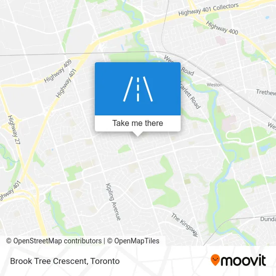 Brook Tree Crescent map