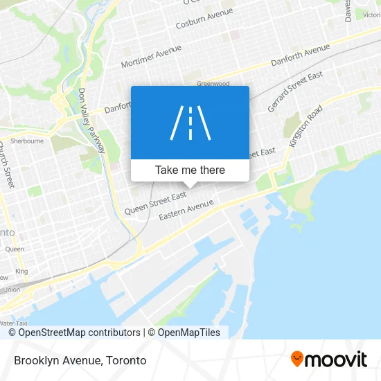 Brooklyn Avenue map