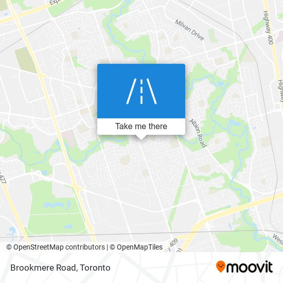 Brookmere Road map