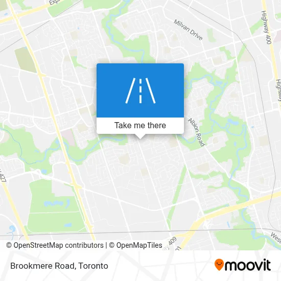Brookmere Road map