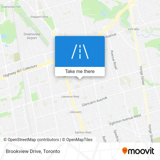 Brookview Drive map
