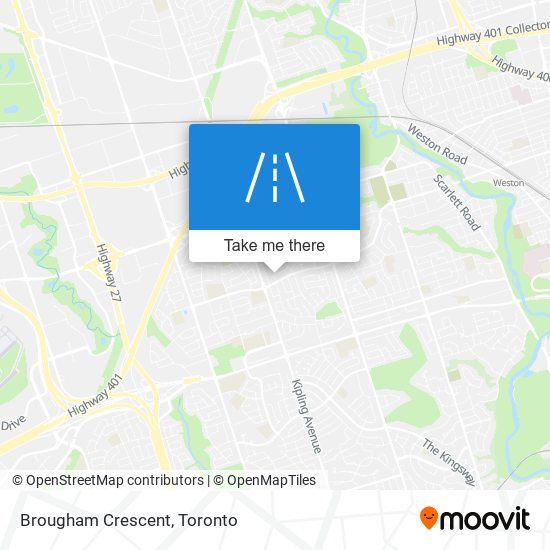 Brougham Crescent map