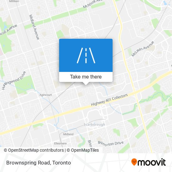 Brownspring Road map