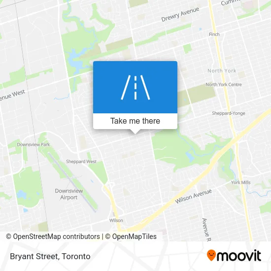 Bryant Street map