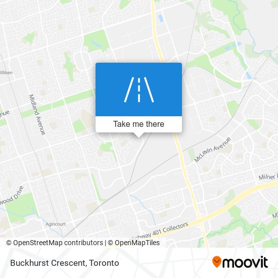 Buckhurst Crescent map