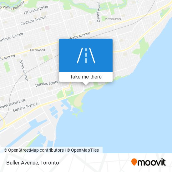 Buller Avenue map