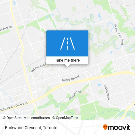 Burkwood Crescent map