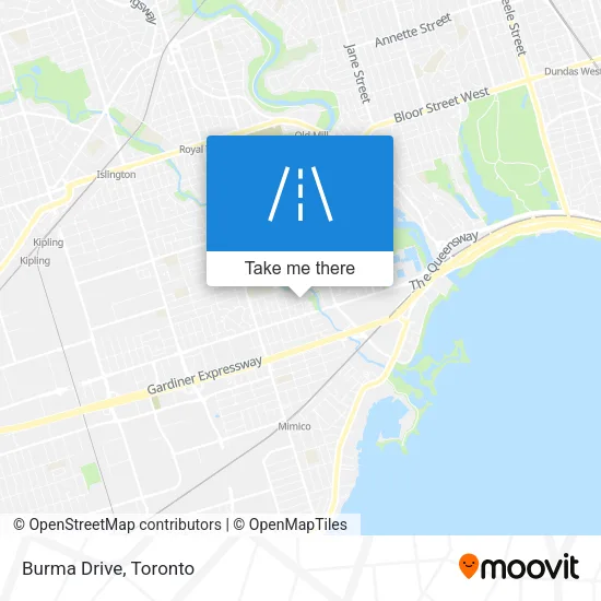Burma Drive map