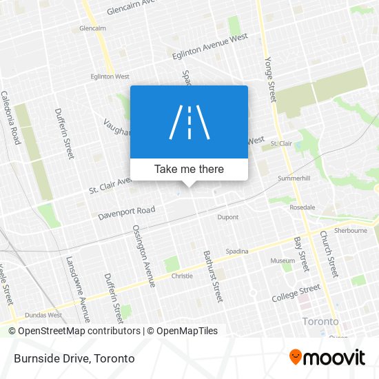 Burnside Drive map