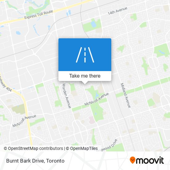 Burnt Bark Drive map