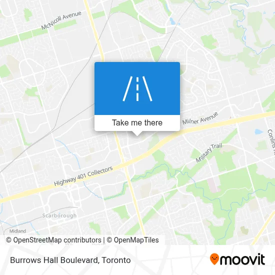 Burrows Hall Boulevard map