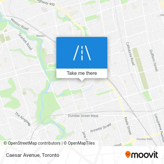 Caesar Avenue map