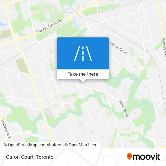 Cafon Court map
